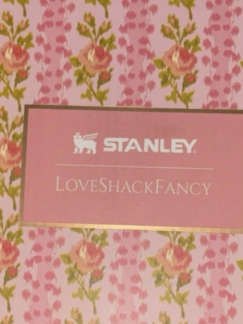 LoveShackFancy Pink Floral Tumbler - Picture 2 of 3